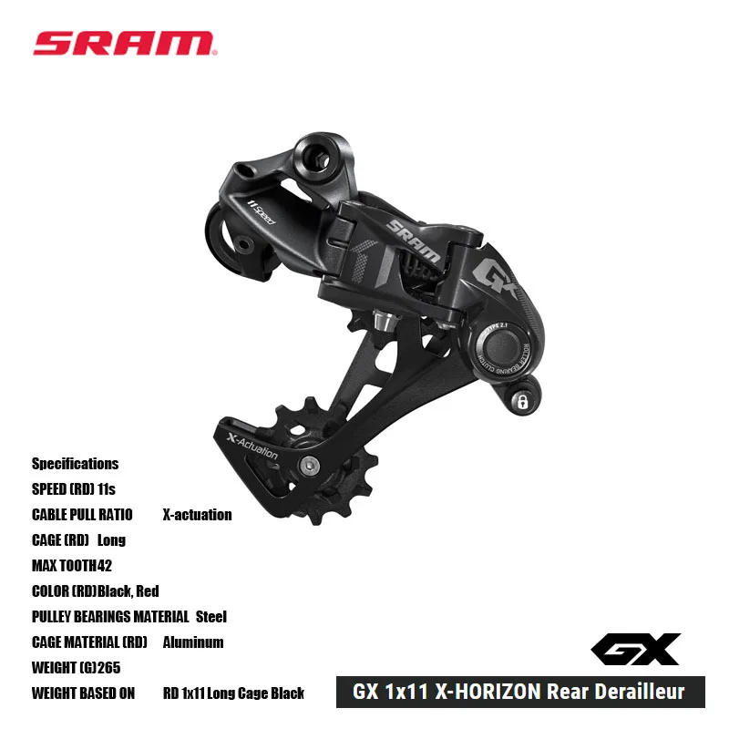 SRAM GX 11-speed Groupset GX 11-speed Trigger Shifters and GX 1x11