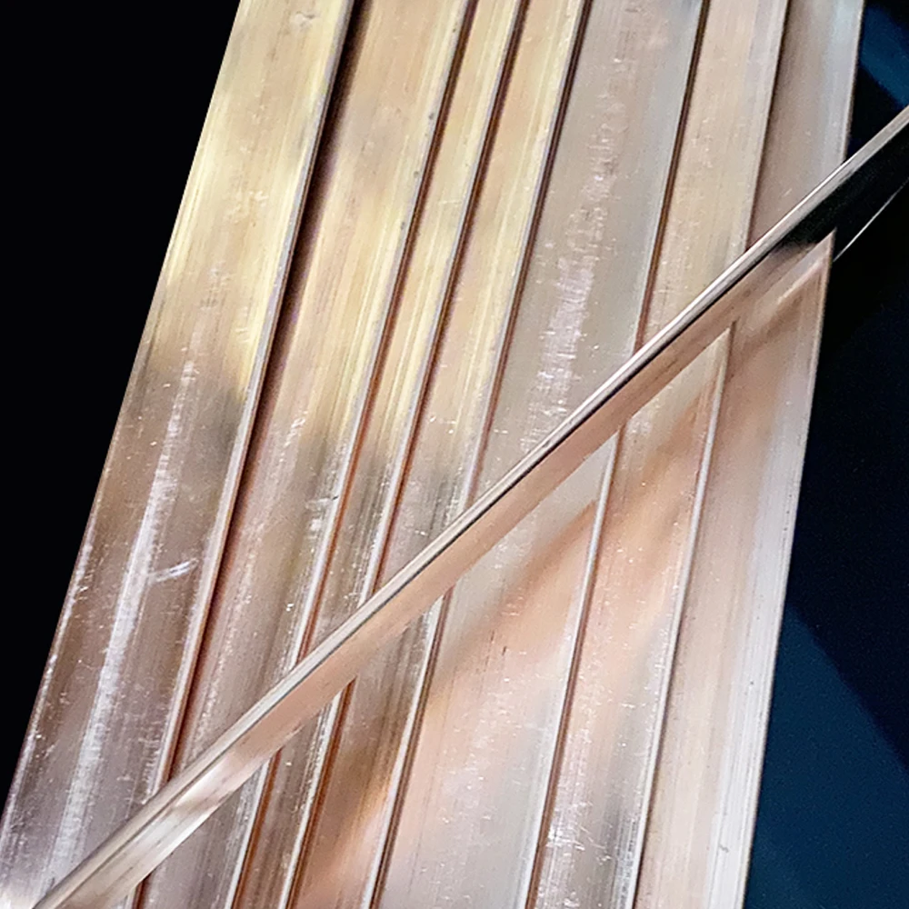 

3pcs 333mm Computer Room Ground Copper Bar 3 * 30 Bus Bar Static Conductive Anti-static Equipotential Copper Bar Copper Strip