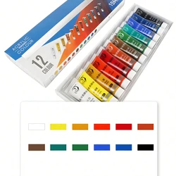 Vibrant Acrylic Paint Set - 15ml Tubes, Non-Toxic, Ideal (12Colors 15Ml)