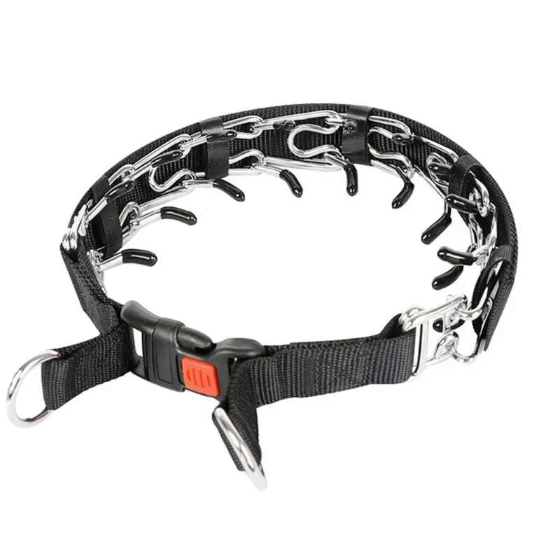 Adjustable Dog Training Prong Collar with Quick Release