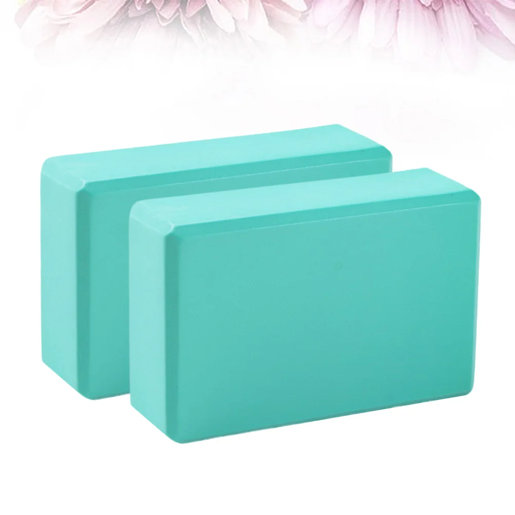 

2pcs Yoga Blocks EVA Non- Yoga Brick Fitness Yoga Blocks Dance Practice Brick for Yoga, Pilates, Meditation, Green