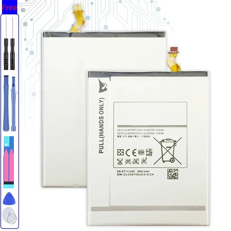 Batteria Tablet Eb-Bt111Abe 3600Mah Per Samsung Galaxy Tab 3 Lite 3 Lite Sm T111 T110 T115 Batterie