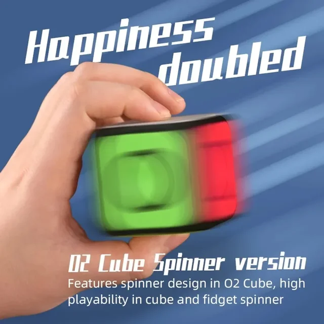 [SomeCube] QiYi O2 Spinner Cube O2 Standard Magic Cubes Puzzle Magico Cubos Speedcube  Educational Toy for Children Kids Gift 4