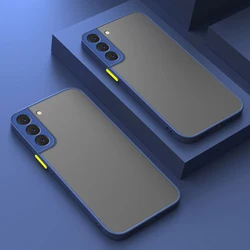 Shockproof Matte Armor Bumper Case - Premium Protection and Style for S10 (Dark Blue)