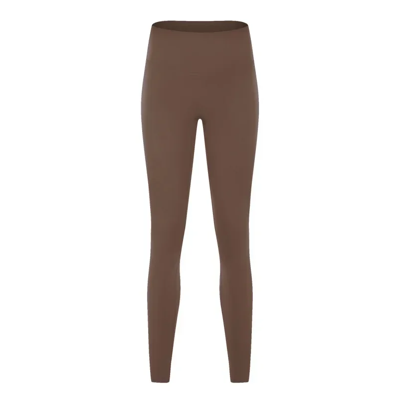 High waist hip lift no embarrassing line yoga pants women's elastic fitness exercise nine points yoga pants