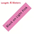 Black on Light Pink