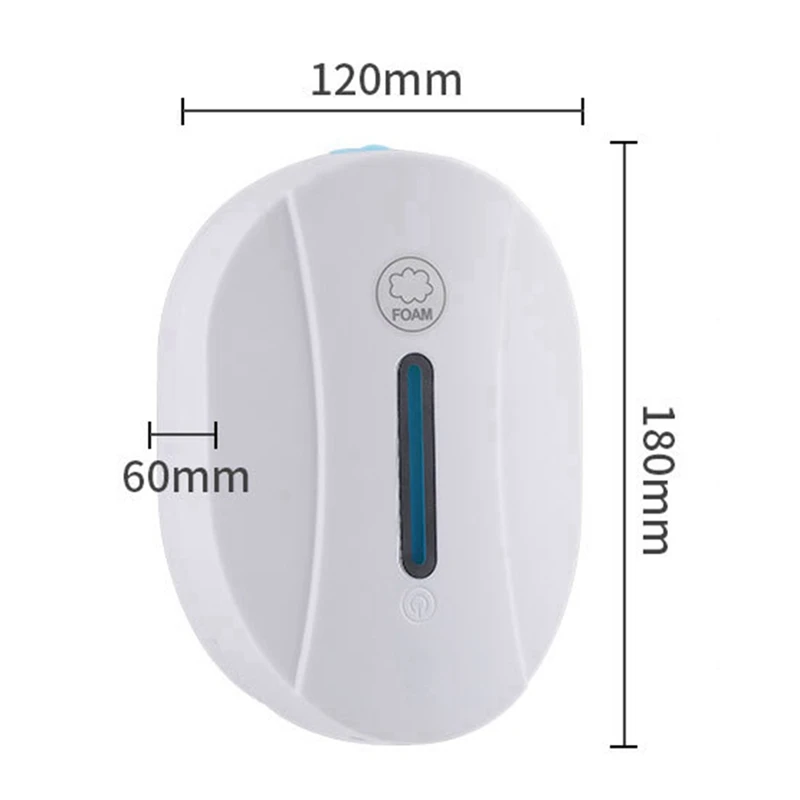 550Ml Automatic Liquid Soap Dispenser Touchless Sensor Foam Hand Washer Spray Wall Hand Washing Machine