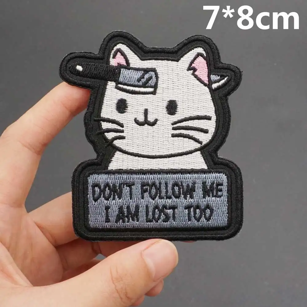 Never Trust A Duck Embroidery Patches Tactical Military Badge with Hook Loop Backing for Clothing Accessories