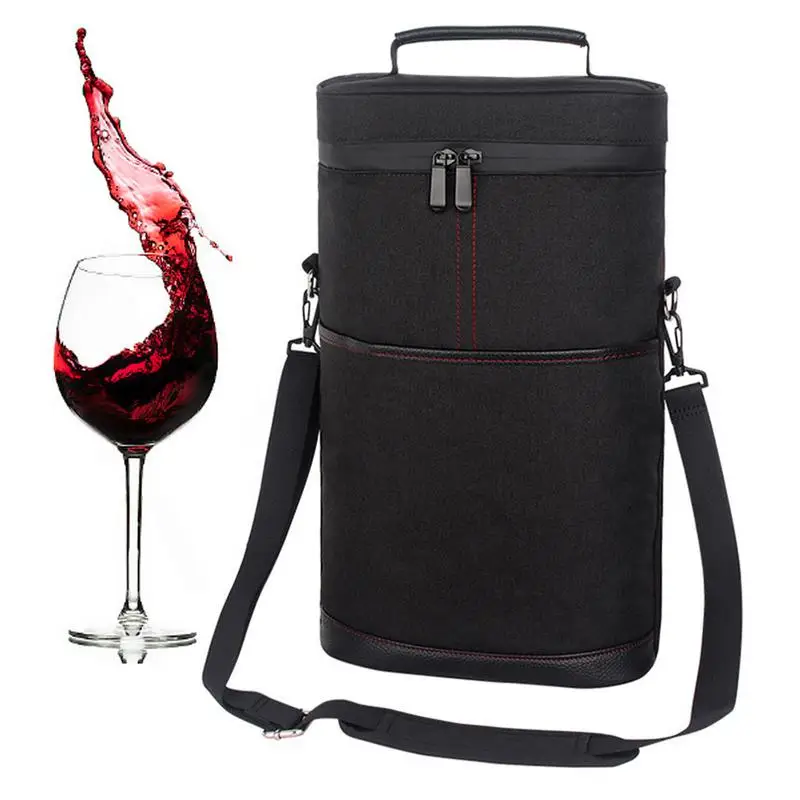 

Переноска для винных бутылок, изолированная сумка-тоут для защиты винных бутылок, портативная дорожная переноска для вина, защитная сумка-тоут для