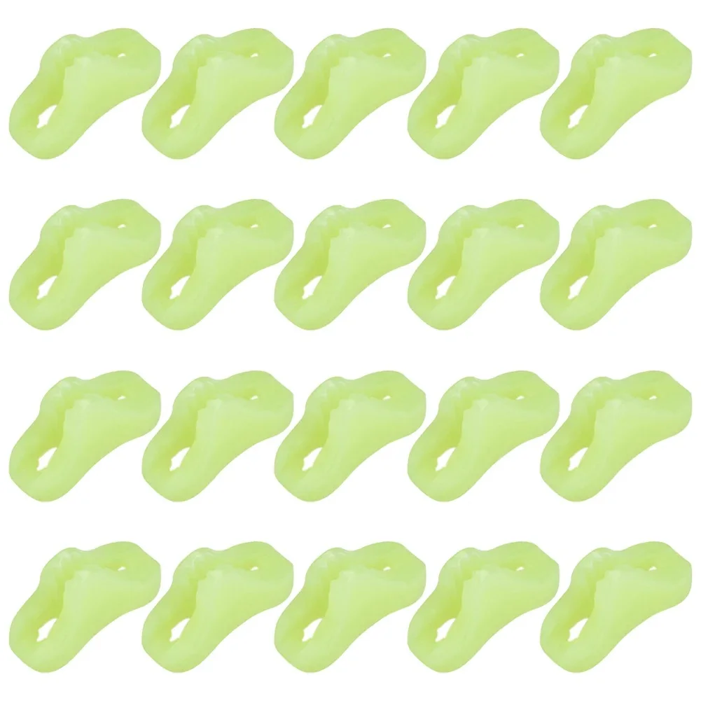 10/20pcs  Luminous Tent Awning Rope Fastener Non-Slip Wind Rope Buckles Triple-Cornered Cord Tightener Camping Tent Stopper