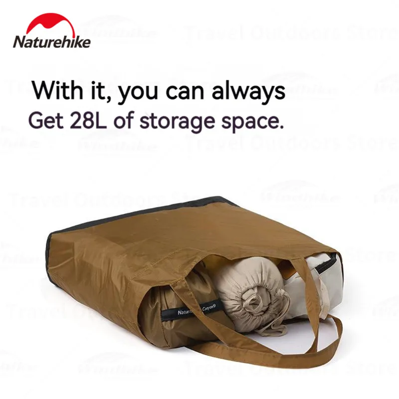 20D Nylon Handbag 39g Ultralight Camping Shoulder Bag 28L Portable Outdoor Picnic Waterproof Travel Bag Sports