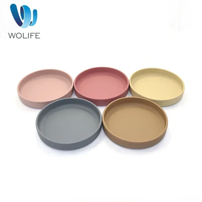 Baby Feeding Silicone Tableware Baby Products Safety Plate Children's Tableware silicone bowl silicone cutlery set silicone dinner plate