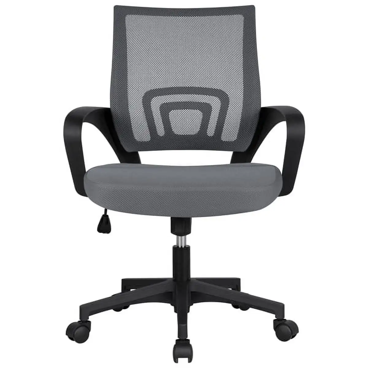 

Ergonomic Mesh Office Chair Adjustable Mid Back Mesh Computer Desk Chair Swivel Office Chair with Armrests, Dark Gray