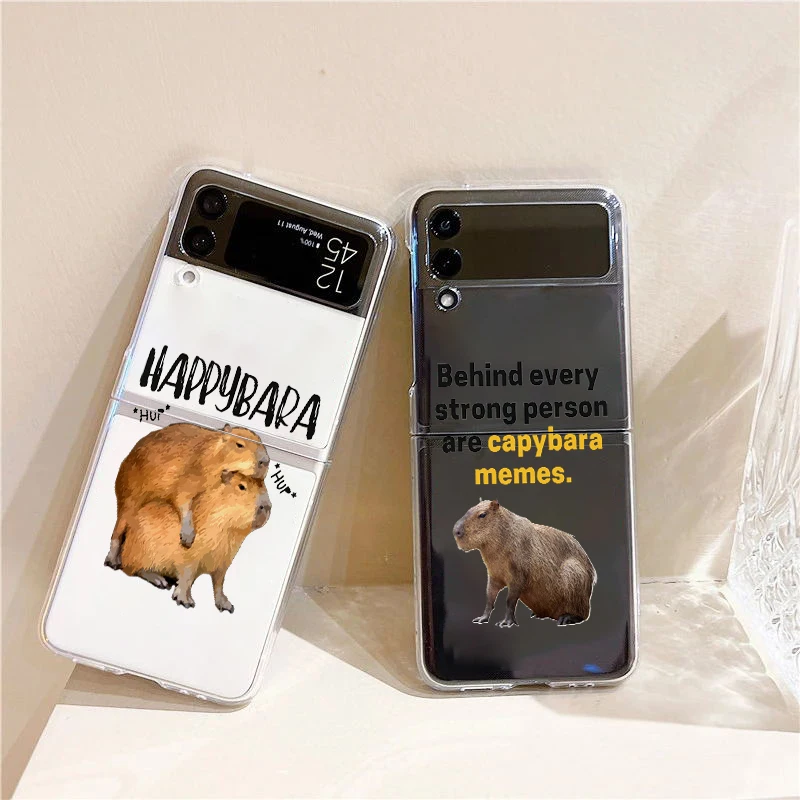 Cute Cartoon Capybara Fashion Phone Case - Funny Gift PC Cover