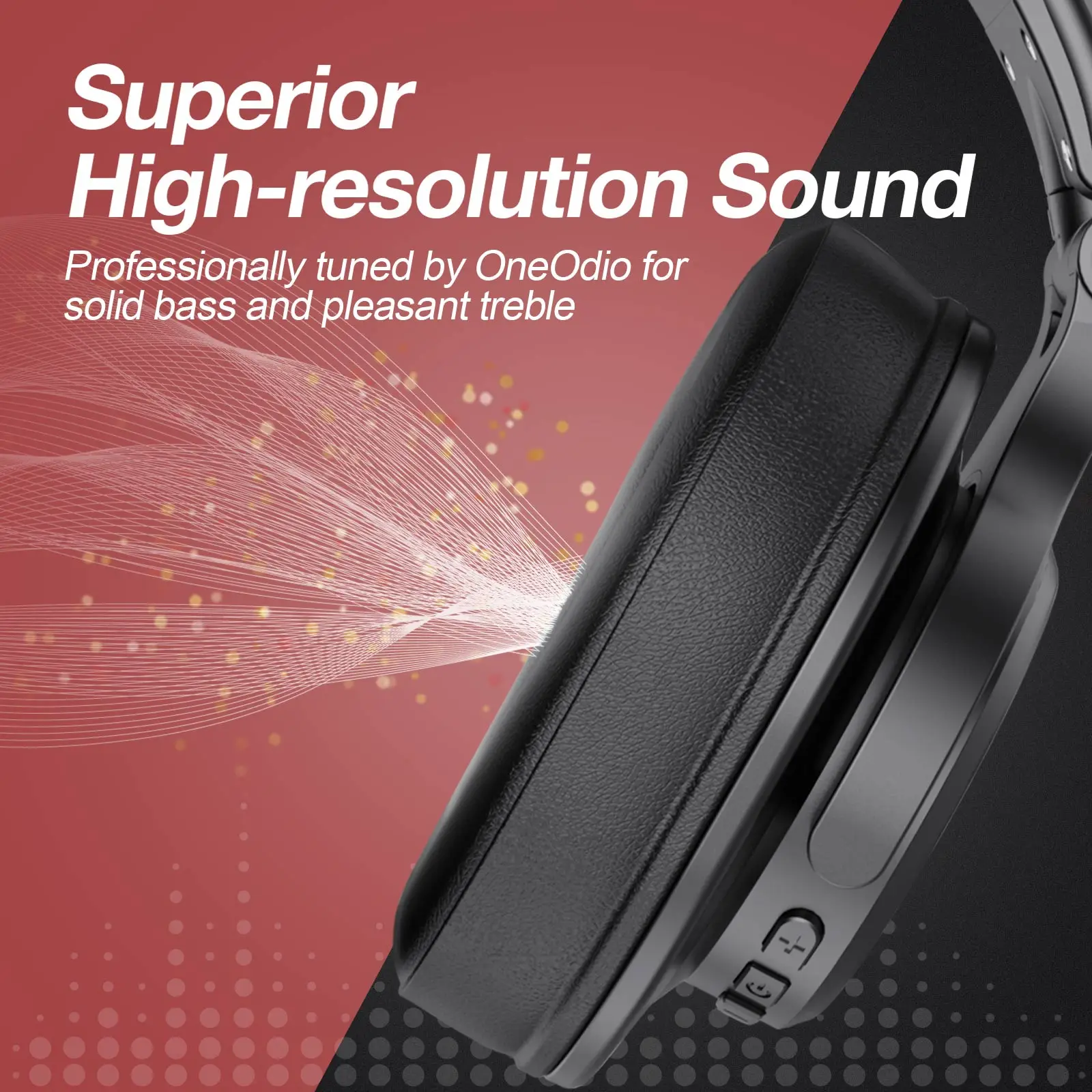 Oneodio A70 Wireless Bluetooth Headphones Over Ear 72 Hours Playtime Hi-Res Audio Bluetooth Wireless Headset With Microphone bluetooth headphones bluetooth headset