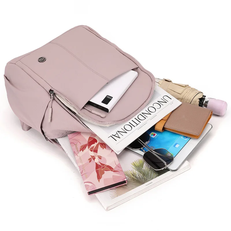 Fashionable Dual-Shoulder Backpack Portable Travel Bag for Men And Women Summer Collection Convenient Small Backpack for Stud... - 4