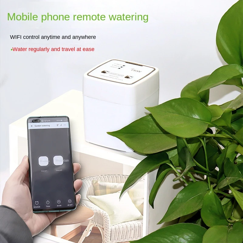 Tuya Smart Life Double Pump Automatic Watering Device Garden Intelligent Timing
