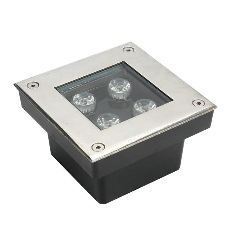4W Square LED Underground Lights IP68 Outdoor Light