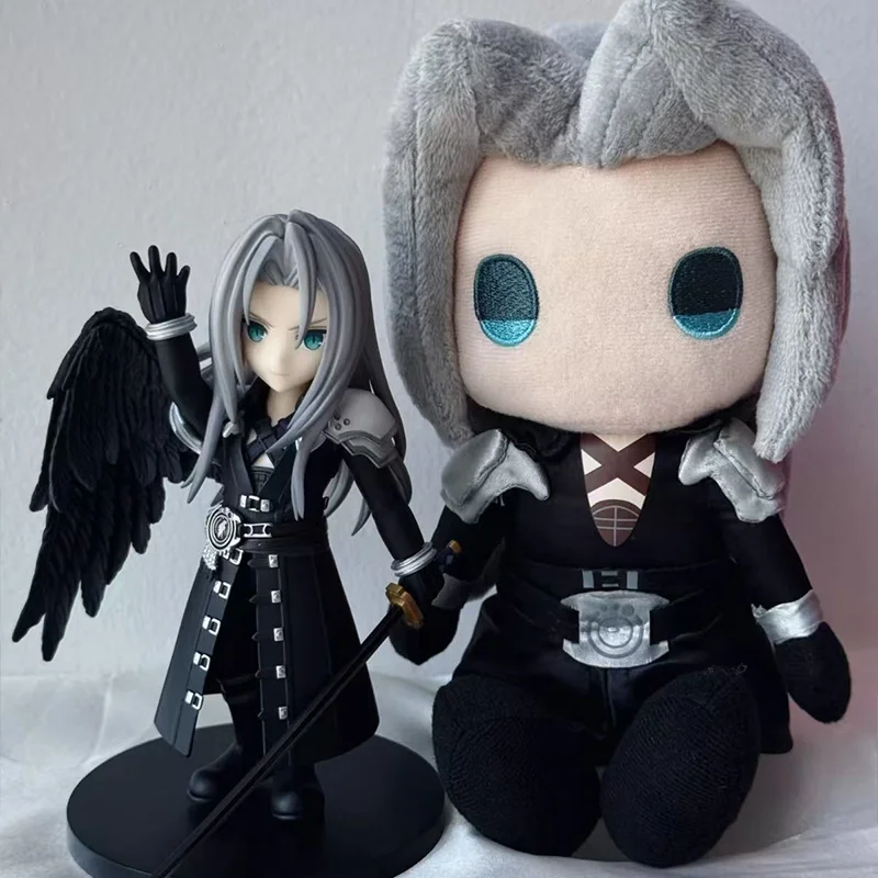  Ff7 게임 클라우드 스트라이프 세피로스 잭 페어 귀여운 봉제 인형 장난감 컬렉션 친구 크리스마스 선물