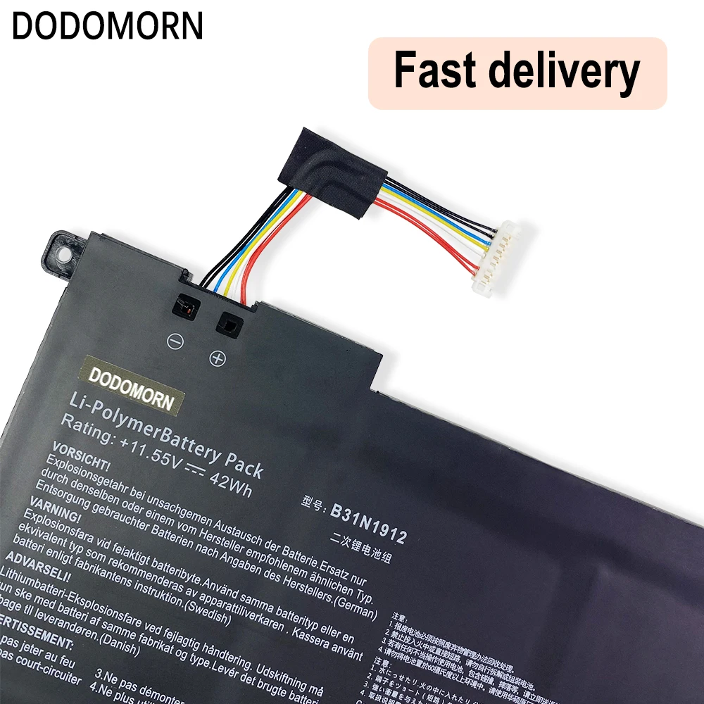 Bateria do Portátil para Asus Vivobook 14 F414ma E410ma-ek018ts Bv162t Ek026ts E510ma Série 42wh B31n1912 11.55v 11.55v - Imagem 6