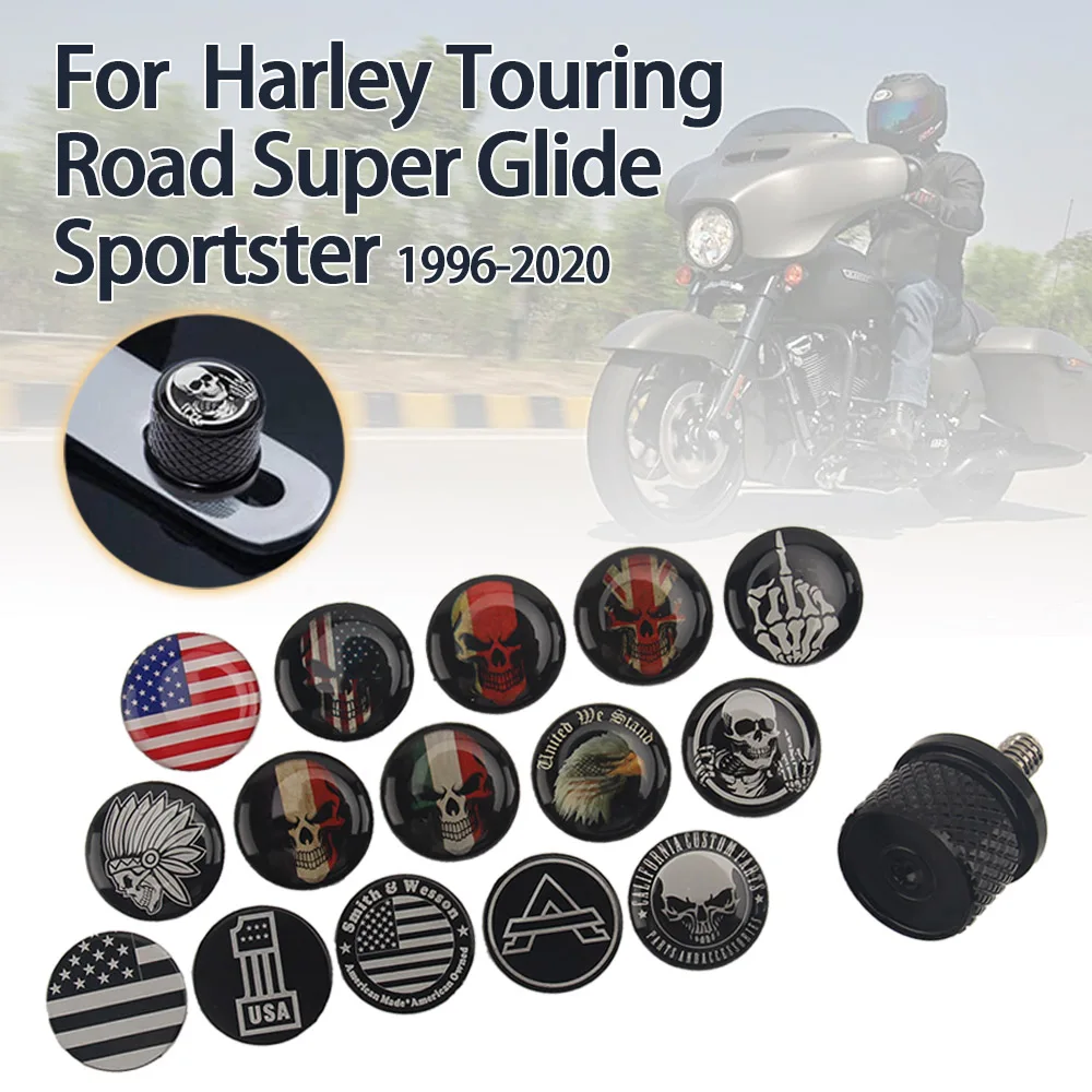 Motorrad-Sitzschraube, hinterer Kotflügel, Sitzschraube, Beifahrerschraube für Harley Sportster 883 1200 Dyna Softail Cvo Street Glide