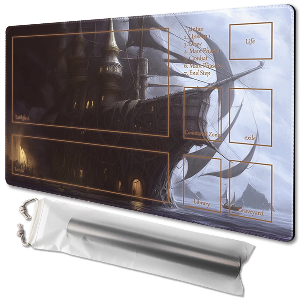 

Giant ship-Board Game TCG Playmat Table Mat Game Size 60X35 CM Mousepad Compatible for MTG CCG