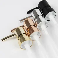 Round Head ABS Lotion Pump Head 28 Thread Bath Bottle Press Nozzle Shampoo Press Pump Tube Bathroom Accessories 1
