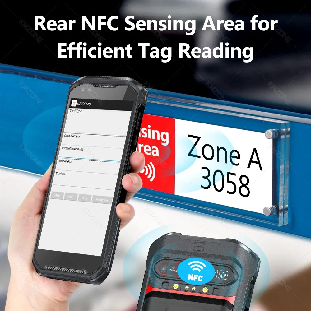 안드로이드 13 터치스크린 핸드헬드 터미널 바코드 스캐너 1D/2D 구글 PDA 기기 NFC WIFI 4G IP67 충전 도크/그립 포함
