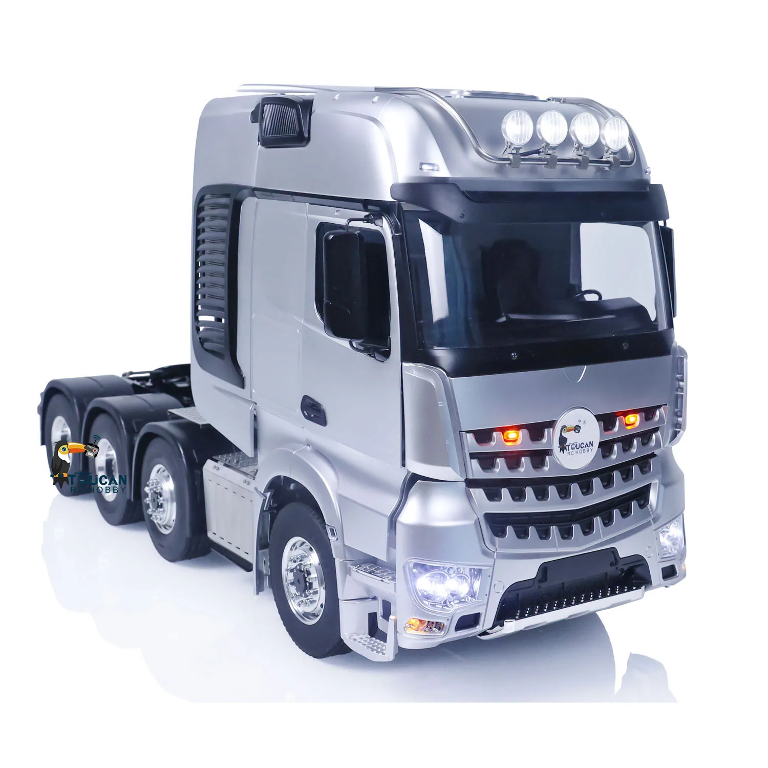 LESU 1/14 8x8 RC Tractor Truck Metal Chassis High-Quality DIY Remote Control Car with Painted and Finished ESC Toys THZH1538 2