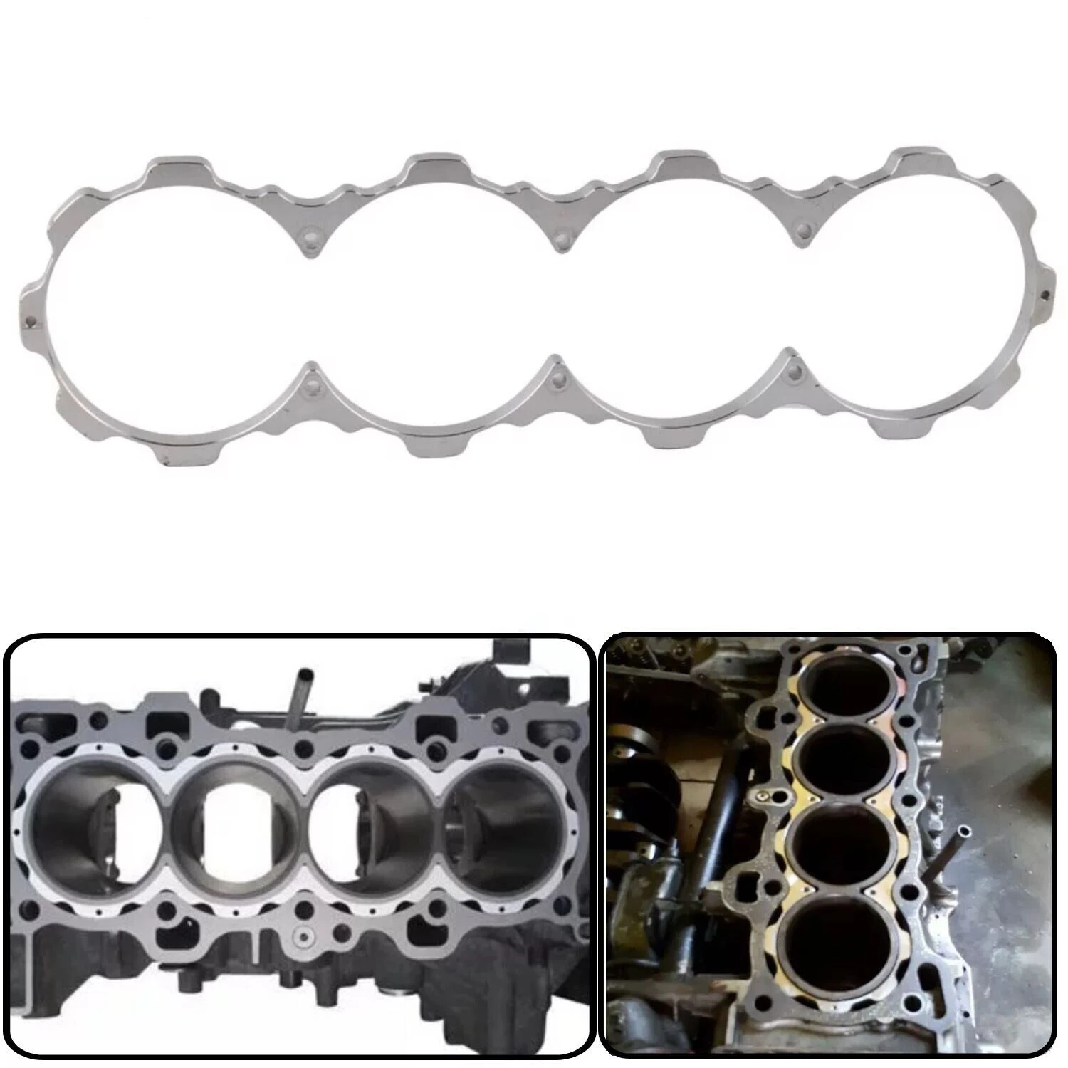 Protezione blocco motore in alluminio per Honda Acura SOHC D16Y D16Z D15 D16 civic D-Series