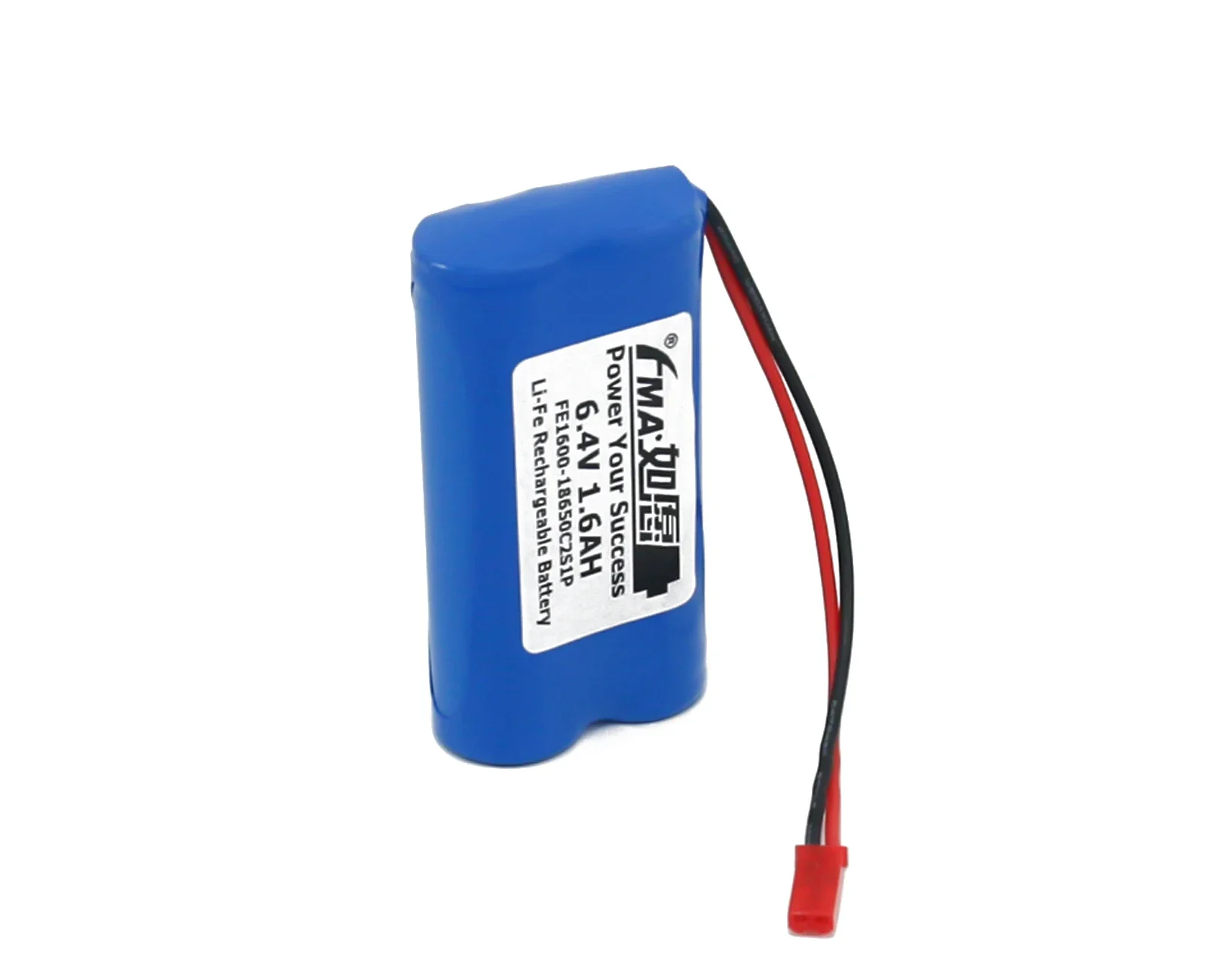 Batterie LiFePO4 6.4V 1600mAh protégée pour émetteur RC voiture