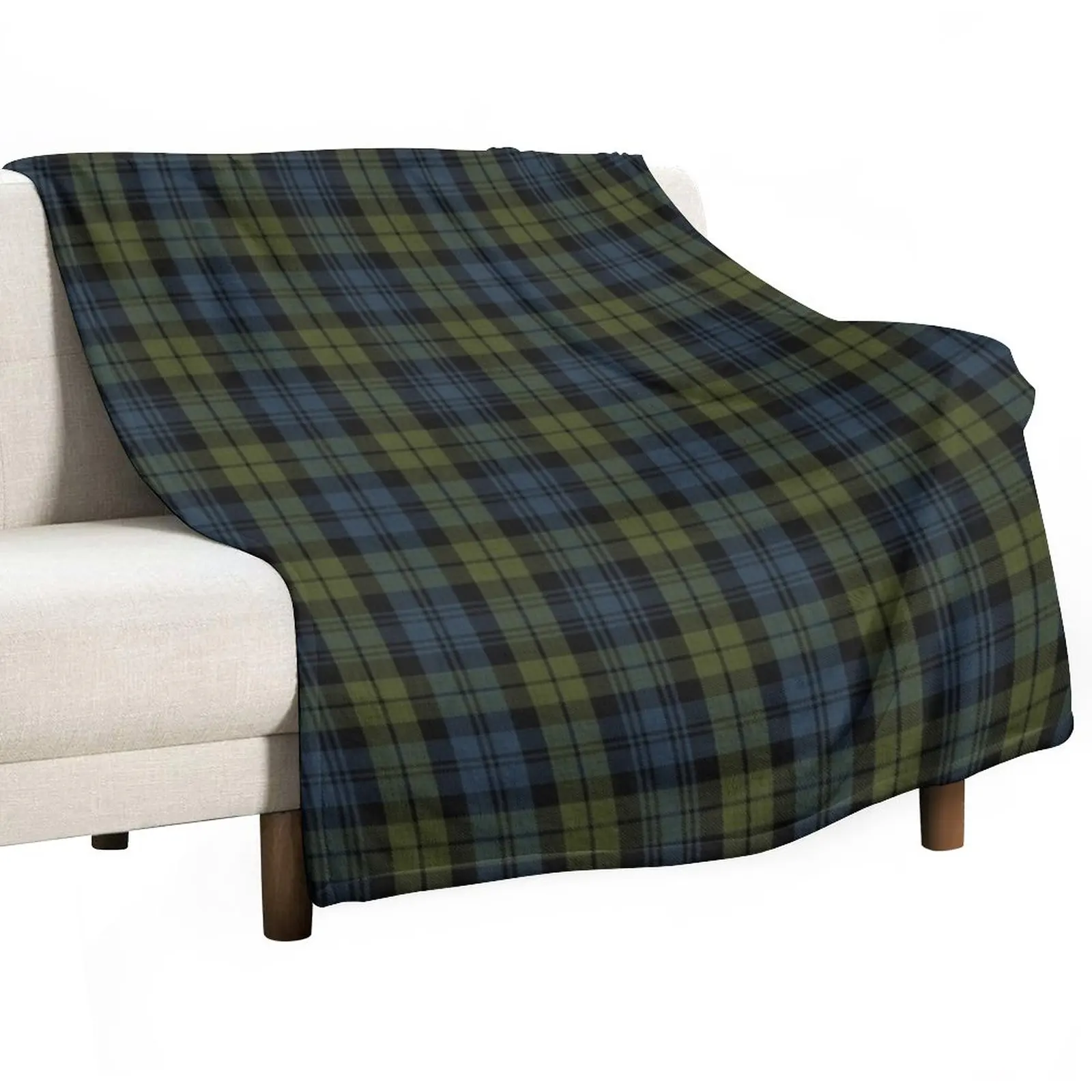 

Campbell Clan Tartan (High Res) Throw Blanket Flannel Blanket Giant Sofa Blanket