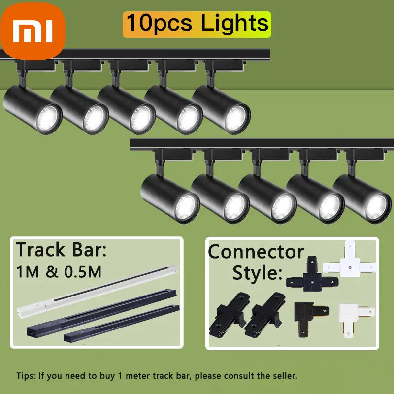 

Трековый светодиодный светильник Xiaomi, COB, 12/20/30/40 Вт, 220 В