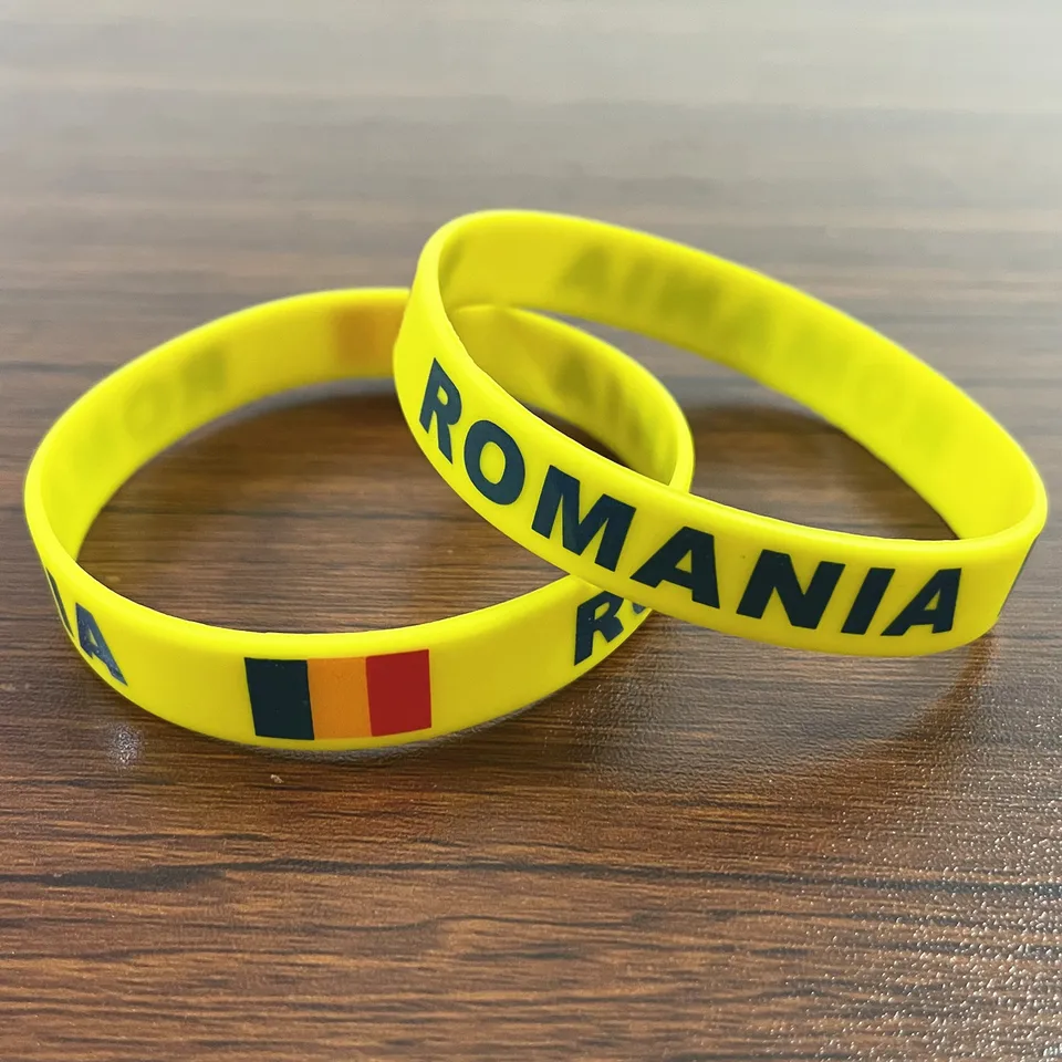 BDM Bracciale Repubblicano Con Bandiera, Tessuto Elastico E Pelle Con Stella, Regalo Uomo Donna, 18-20 Cm
