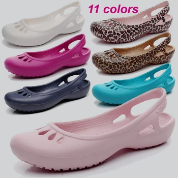 Ultra-light women's clogs:Breathable,soft,elastic,waterproof,non-slip,easy to clean,versatile and stylish.For commuting,work 1