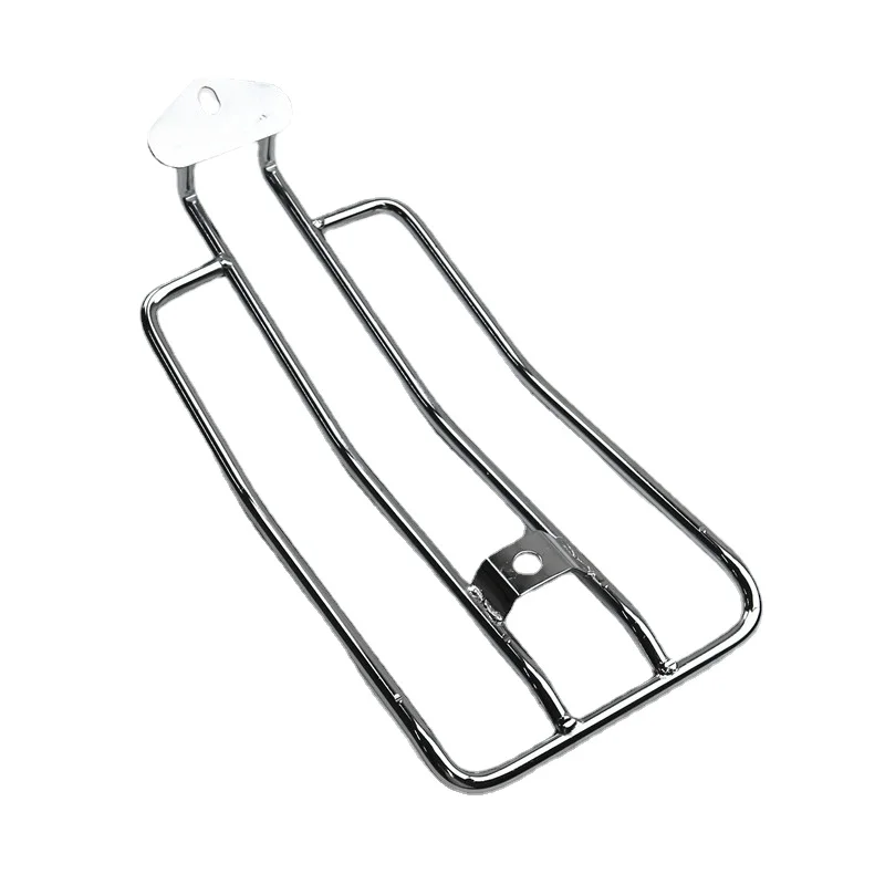 Chrome Solo Luggage Fender Rack For Sportster XL 883 85-03 Triumph America 85-11