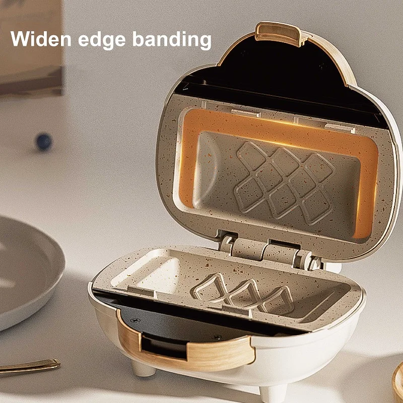 500W Sandwich Machine Fast Breakfast Machine Home Hot-pressed Toasted Non-stick Bread Mini Panini Multi-function Toaster
