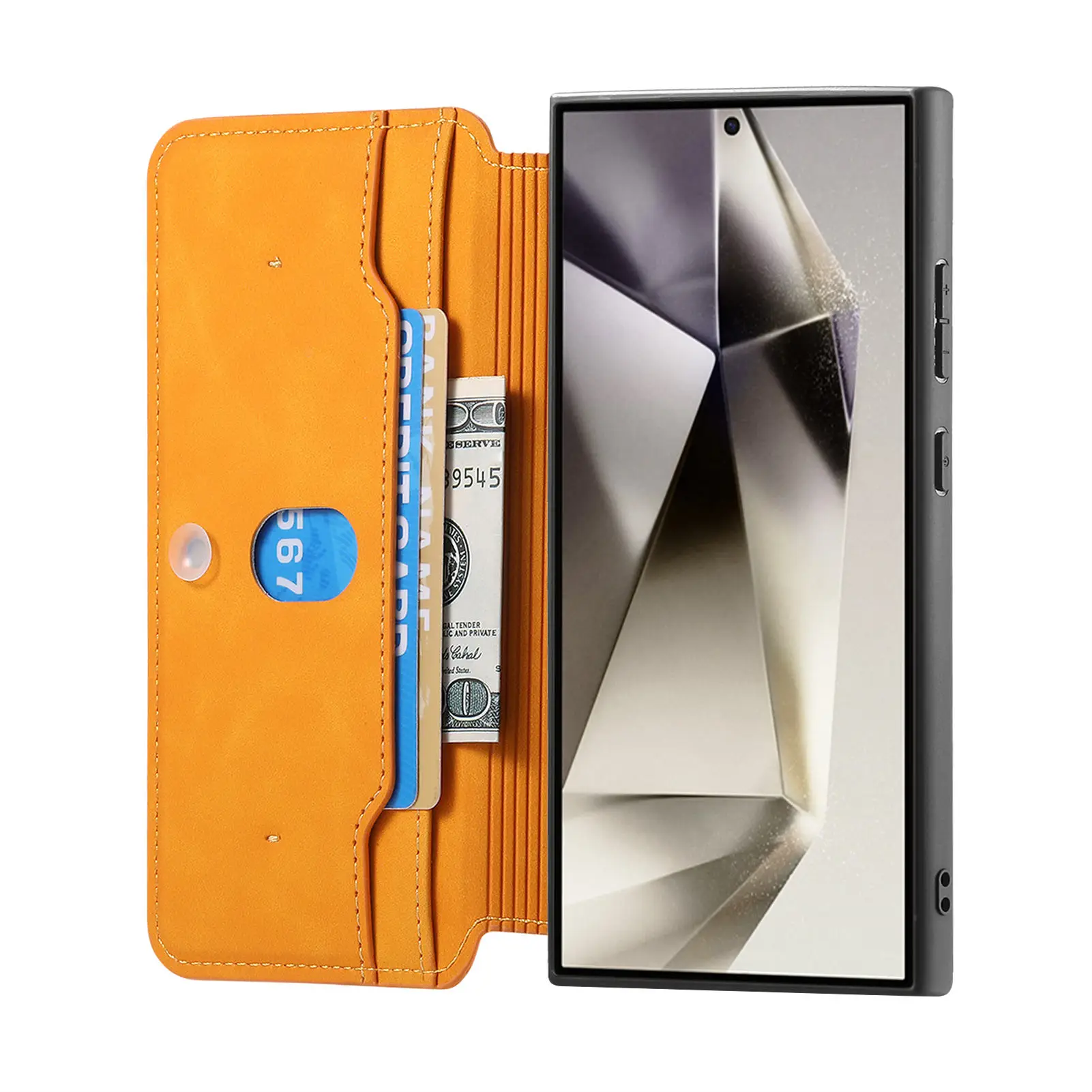2 in 1 Detachable Magnetic Zipper Cards Solt Wallet Leather Case For Samsung Galaxy S24 Ultra S23 Plus A05 A35 A25 A15 A55 Cover_voghion.com