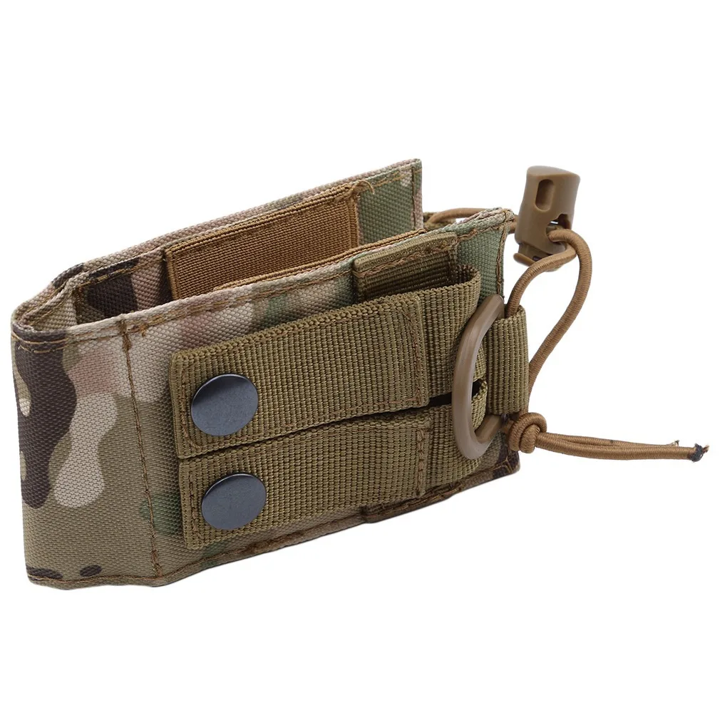 

New Tactical Molle Radio Walkie Talkie Pouch Waist Bag Holder Pocket Portable Interphone Holster Carry Bag for Hunting Camping