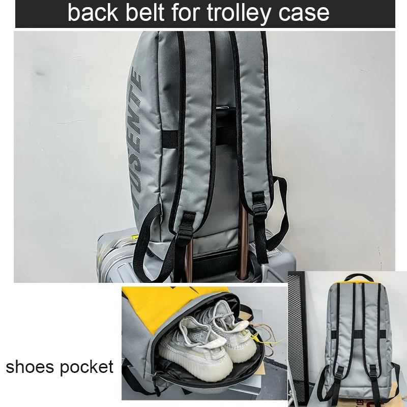 Sport Gym Bag Women Fitness Backpack Large Waterproof Multi-Functional Shoes Warehouse Travel Pack Sportsbag Shoulder Bag X347A