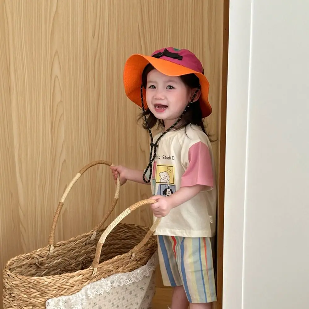 Ins Baby Children Bucket Cap Quick-dry Summer Sunscreen Hat Waterproof Outdoor Fisherman Caps Kids