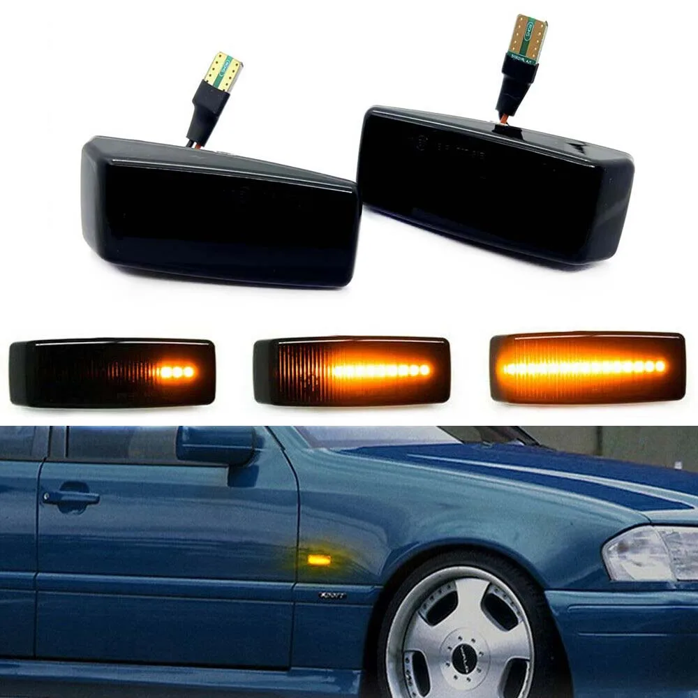 

Лампы указателей поворота для Mercedes Benz W124 A124 W202 S202 W140 C140 W201190 E D R129, 2 шт.