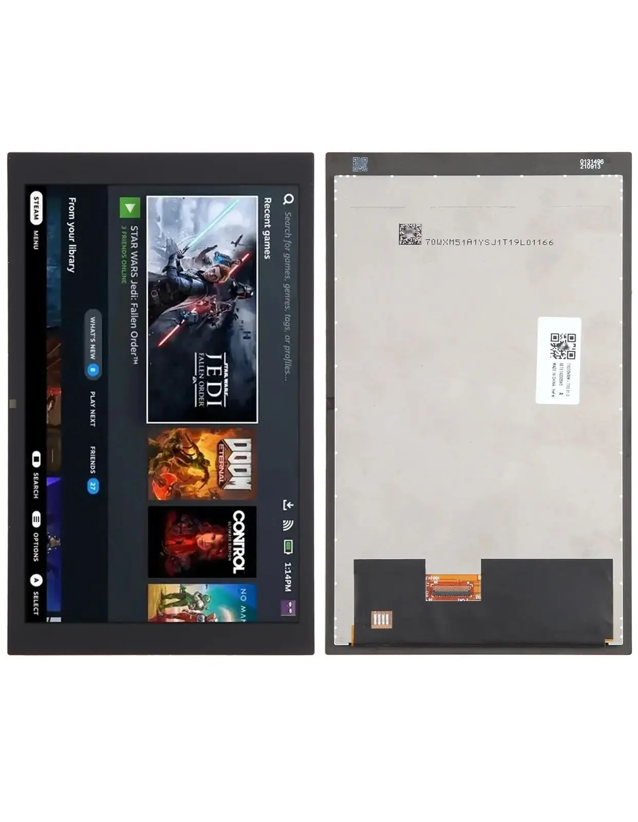 

Original LCD Display Touch Screen with Digitizer Full Assembly For Steam Deck