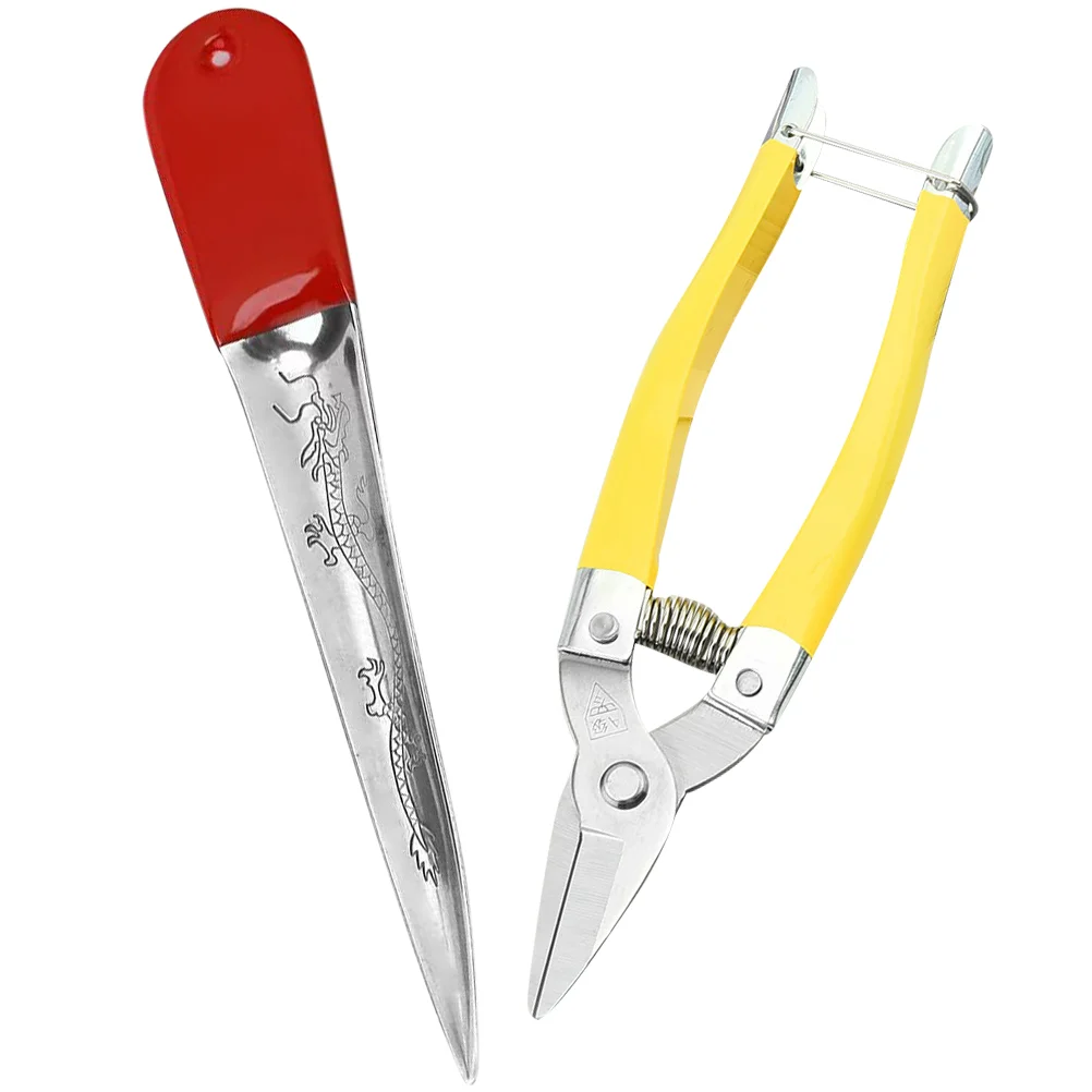 Professional Wicker Repair Tool Kit for Rattan Furniture Durable Metal Prying Tool Scissor Set for Precise Weaving Work wicker repair tool kit