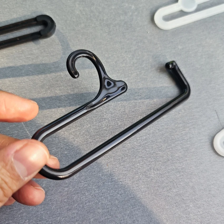 1 팩 플라스틱 원형 교수형 포장 후크 클램프 슈퍼마켓 선반 양말 타워 넥타이 오픈 패키지 액세서리