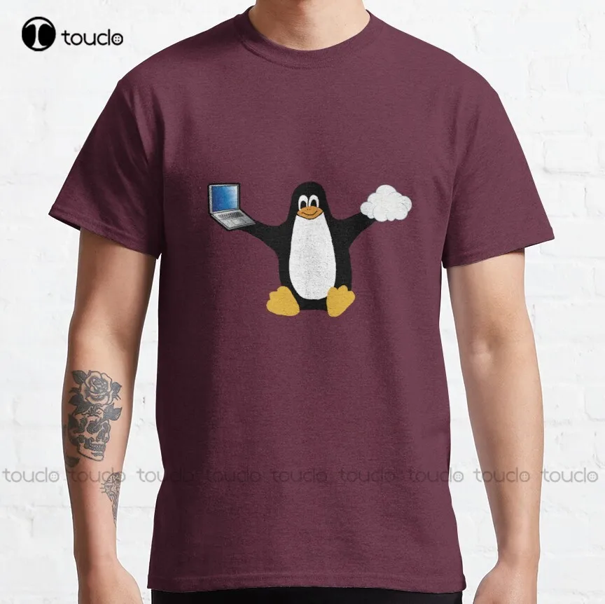 

Linux Connects The World! Classic Crystalshine Linux Icloud T-Shirt Golf Shirts For Men Custom Aldult Teen Unisex Xs-5Xl