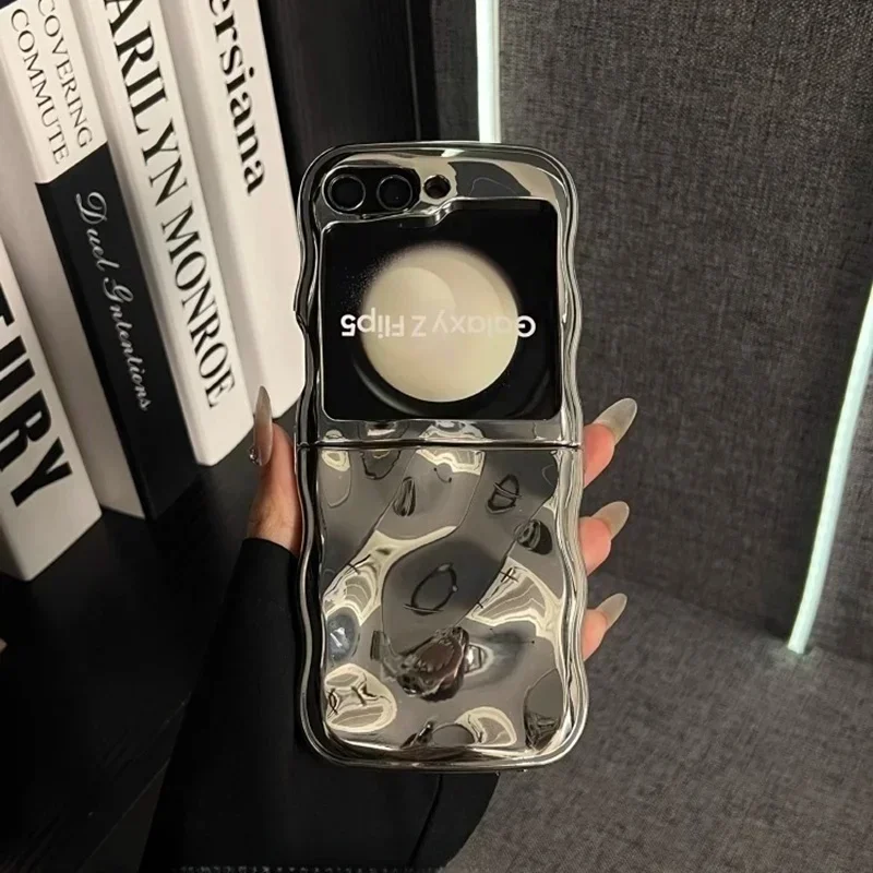 Cartoon Stone Gloss Wave Plating Meteorite Shockproof TPU Case in Korean Style