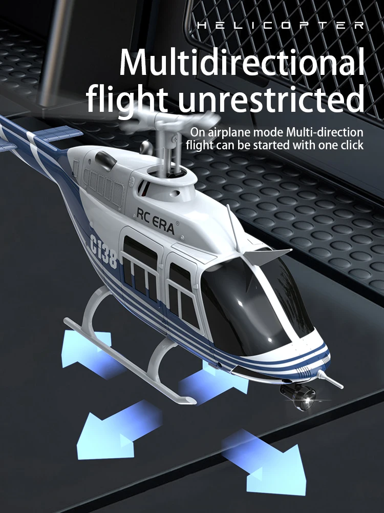 RC ERA C138 Bell 206 2.4G 6CH 6-Axis Gyro GPS 1:33 Scale Altitude