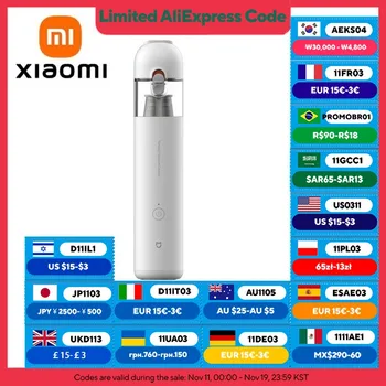 XIAOMI MIJIA Handheld Portable Vacuum Cleaner For Home Wireless Vacuum Cleaners For Car Cleaning Machine 13000PA Cyclone Suction