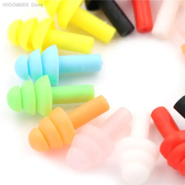 20pcs Ear Plugs Sound Insulation Waterproof Silicone Ear Protection Anti-noise Earplugs Sleeping Plug For Travel Noise Reduction 3